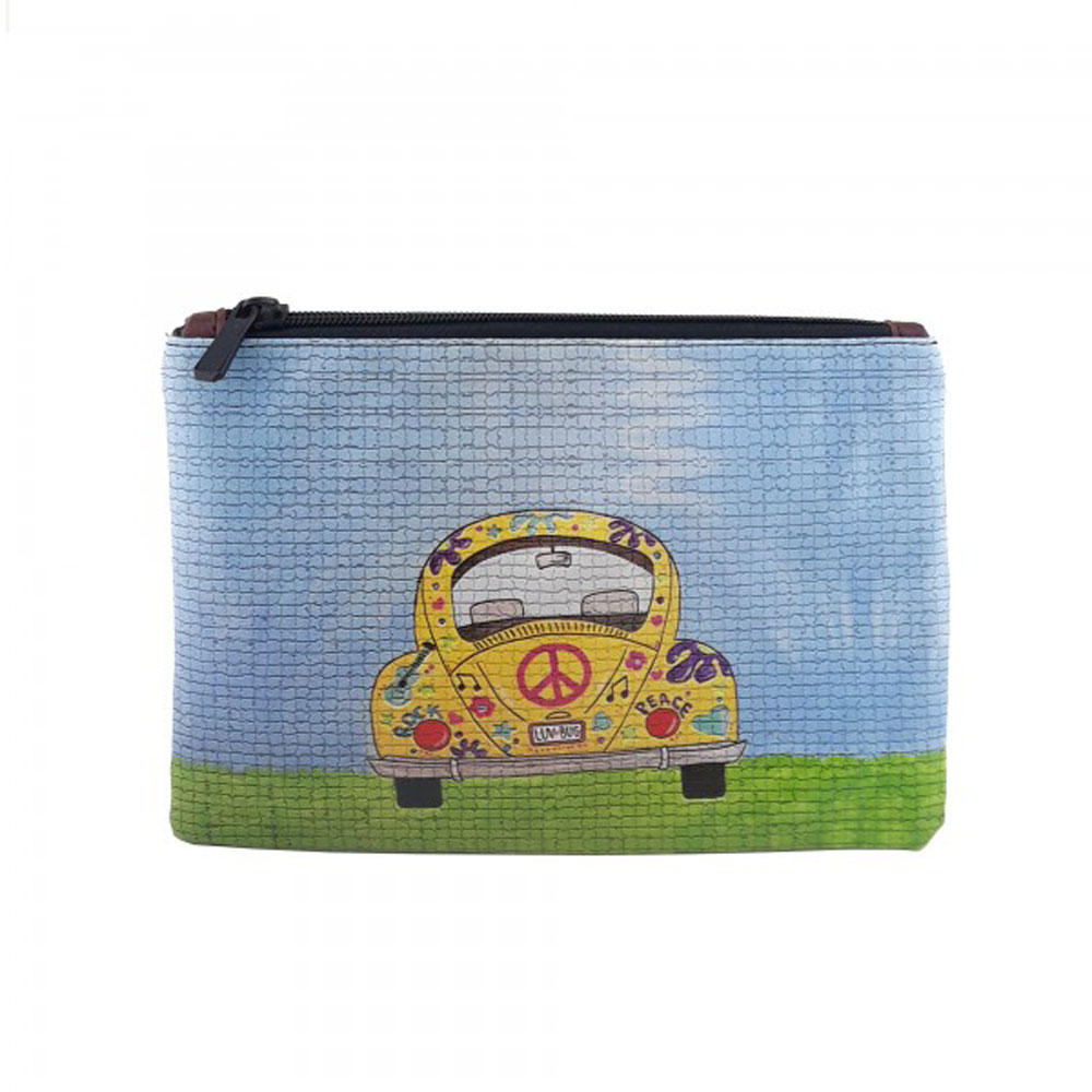 VW BEETLE PRINTED PORTFOLIO AND BAG ORGANIZER