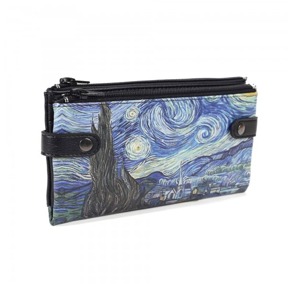 ΣΧΕΔΙΟ VAN GOGH STARRY NIGHT CUSTOM DESIGN WALLET