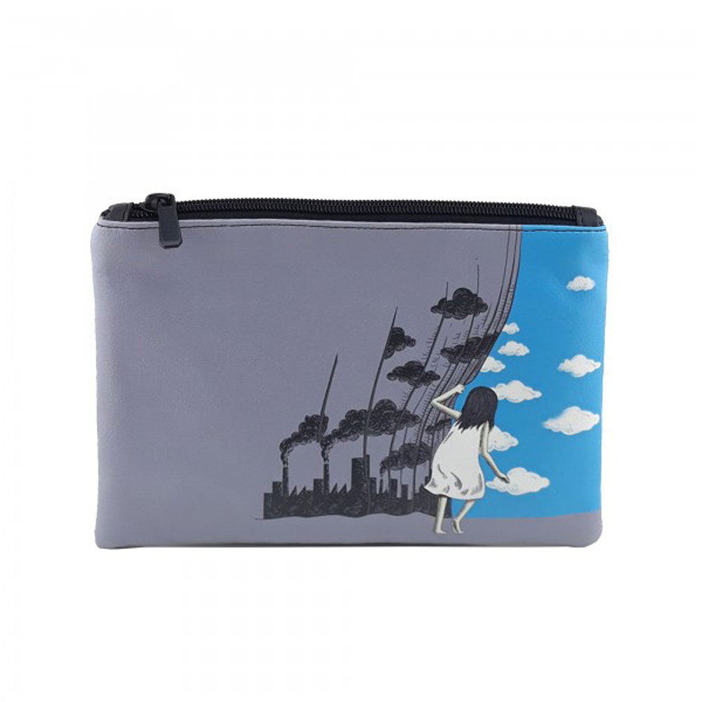CURTAIN PRINTED PORTFOLIO AND BAG ORGANIZER