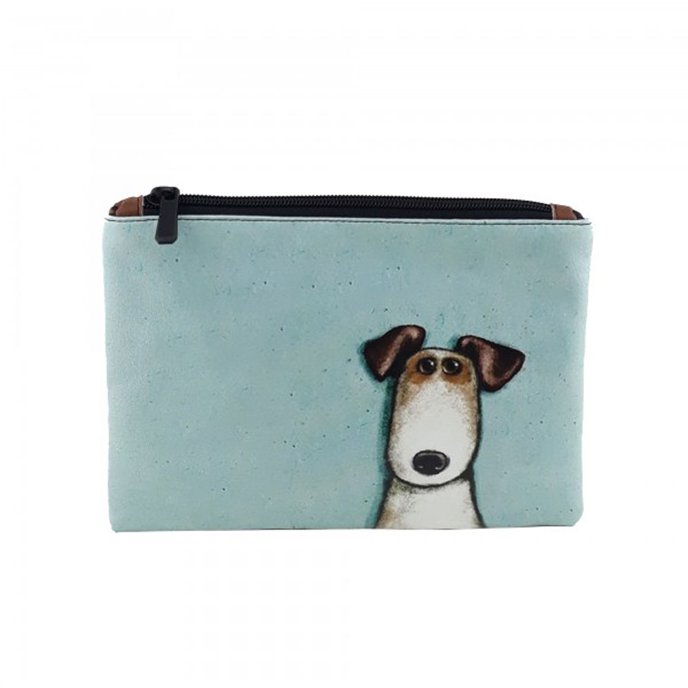 DOG PRINTED PORTFOLIO AND BAG ORGANIZER